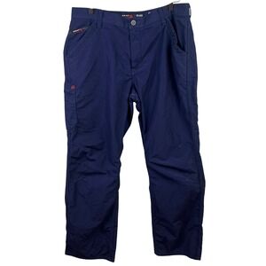 Ariat Blue FR CAT2 Duralight M4 Relaxed Boot Ripstop Cargo Pants 36x32 (39x31)